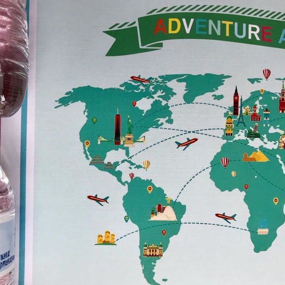 Adventure Awaits World Print Poster - Picture 3 of 8